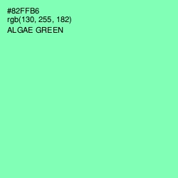 #82FFB6 - Algae Green Color Image